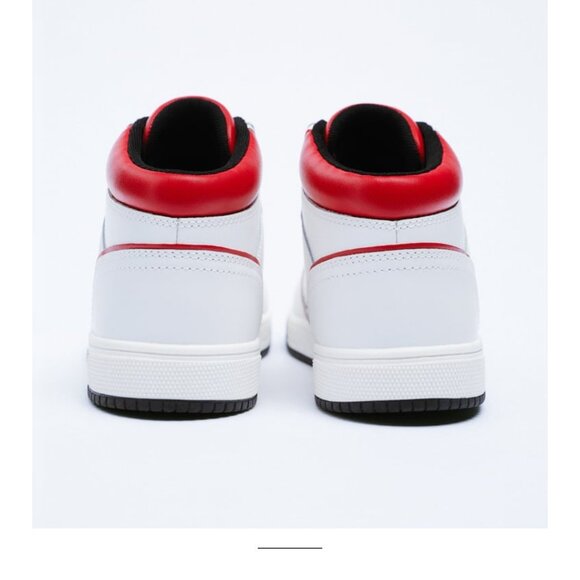 Zara Leather high top sneakers - Picture 7 of 9